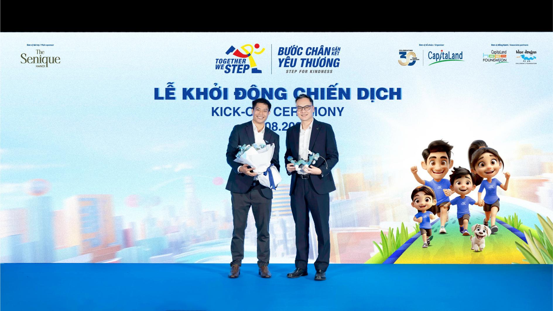 Step For Kindness in Hanoi 01  CapitaLand Development khởi động chiến dịch “Bước chân gắn kết yêu thương” tại Hà Nội