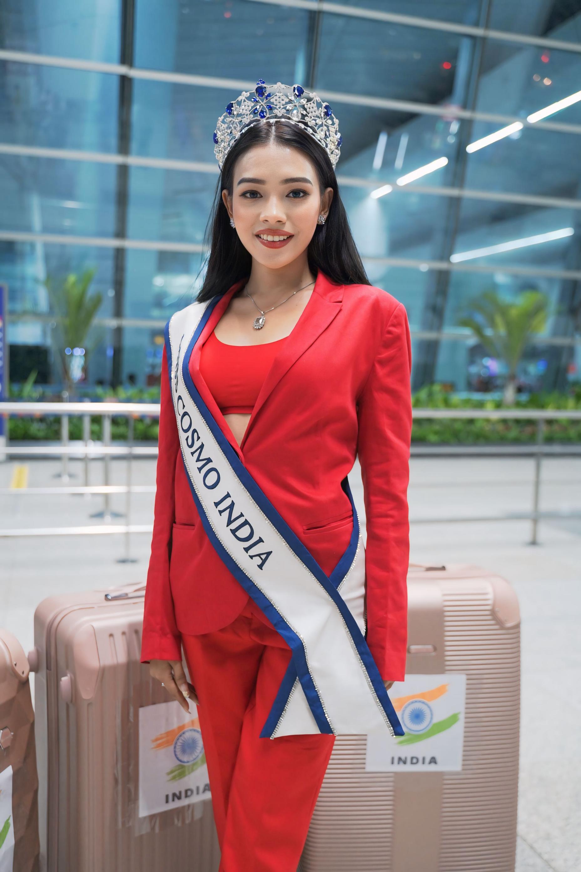 INDIA Xuân Hạnh chính thức lên đường chinh chiến Miss Cosmo 2024