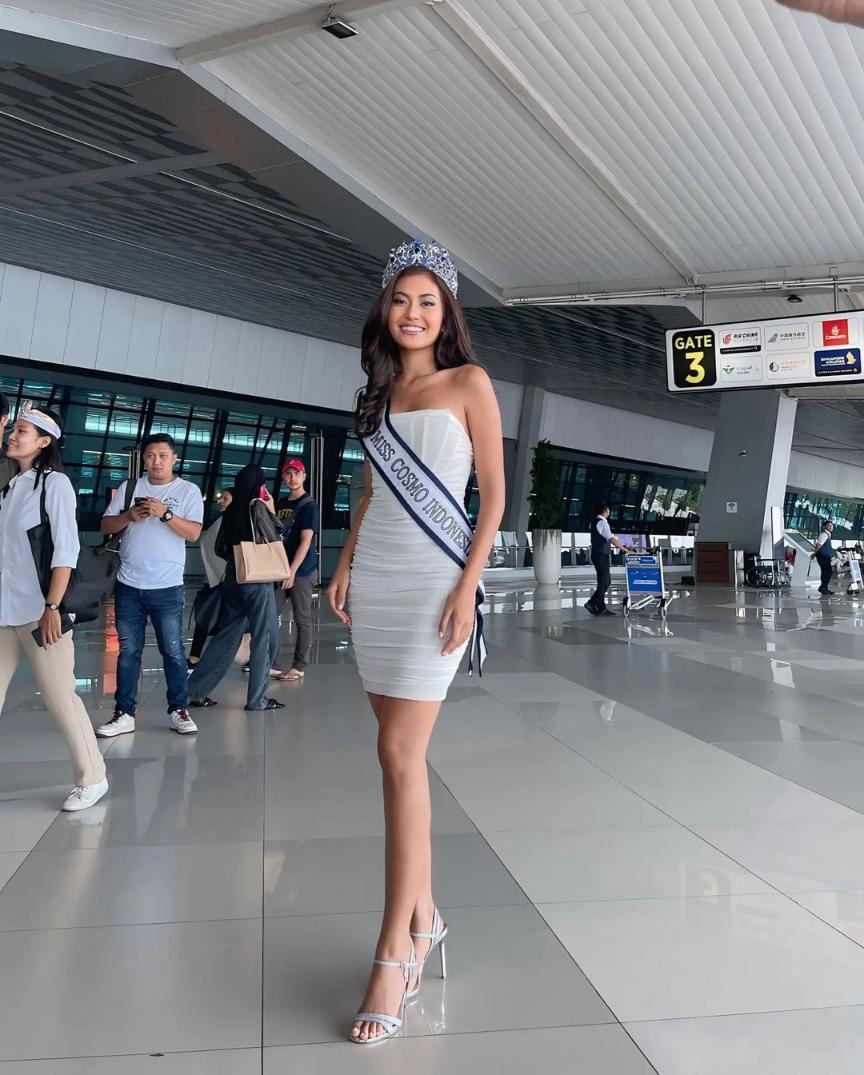 INDONESIA1 Xuân Hạnh chính thức lên đường chinh chiến Miss Cosmo 2024