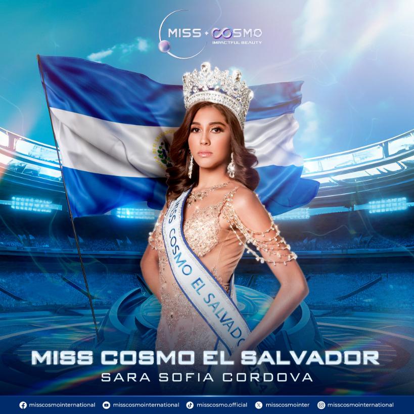 Miss Cosmo ELSalvador 2024 Sara Sofia Cordova Điểm qua profile ấn tượng của 10 đại diện vừa công bố của Miss Cosmo 2024