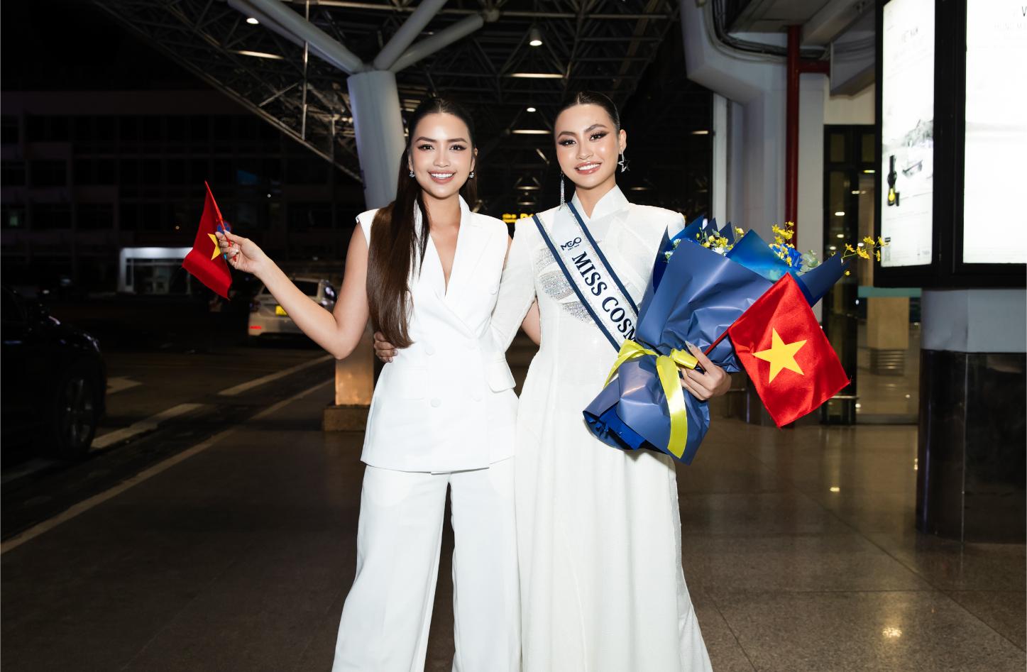 xuan hanh 1 Xuân Hạnh chính thức lên đường chinh chiến Miss Cosmo 2024