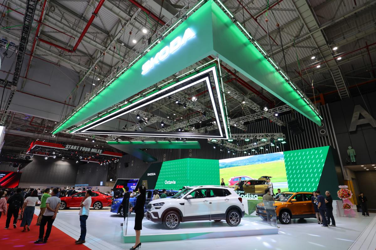 Gian hàng Skoda 1 Vietnam Motor Show 2024 khép lại với nhiều cái nhất