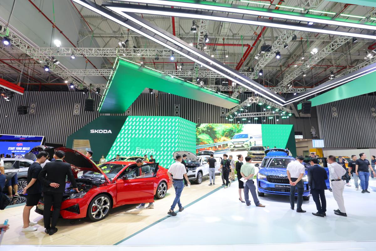 Gian hàng Skoda 2 Vietnam Motor Show 2024 khép lại với nhiều cái nhất