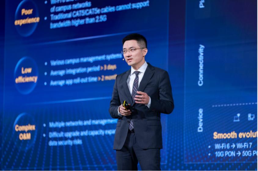 Ông David Shi Phó Chủ tịch Bộ phận Tiếp thị và Kinh doanh Giải pháp ICT của Huawei Huawei ra mắt chuỗi giải pháp chuyển đổi số thông minh công nghiệp