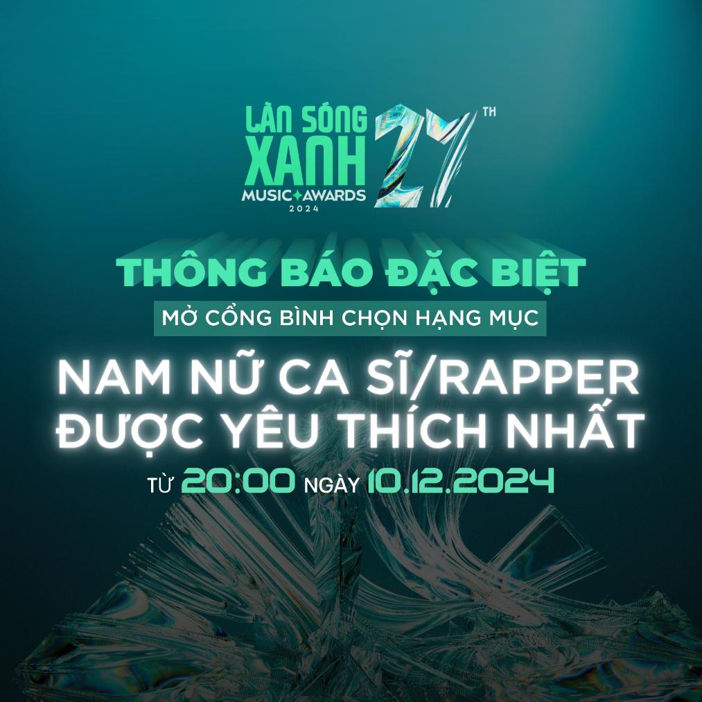 Làn Sóng Xanh 2024 3 Giải thưởng Làn Sóng Xanh 2024 chính thức khởi động