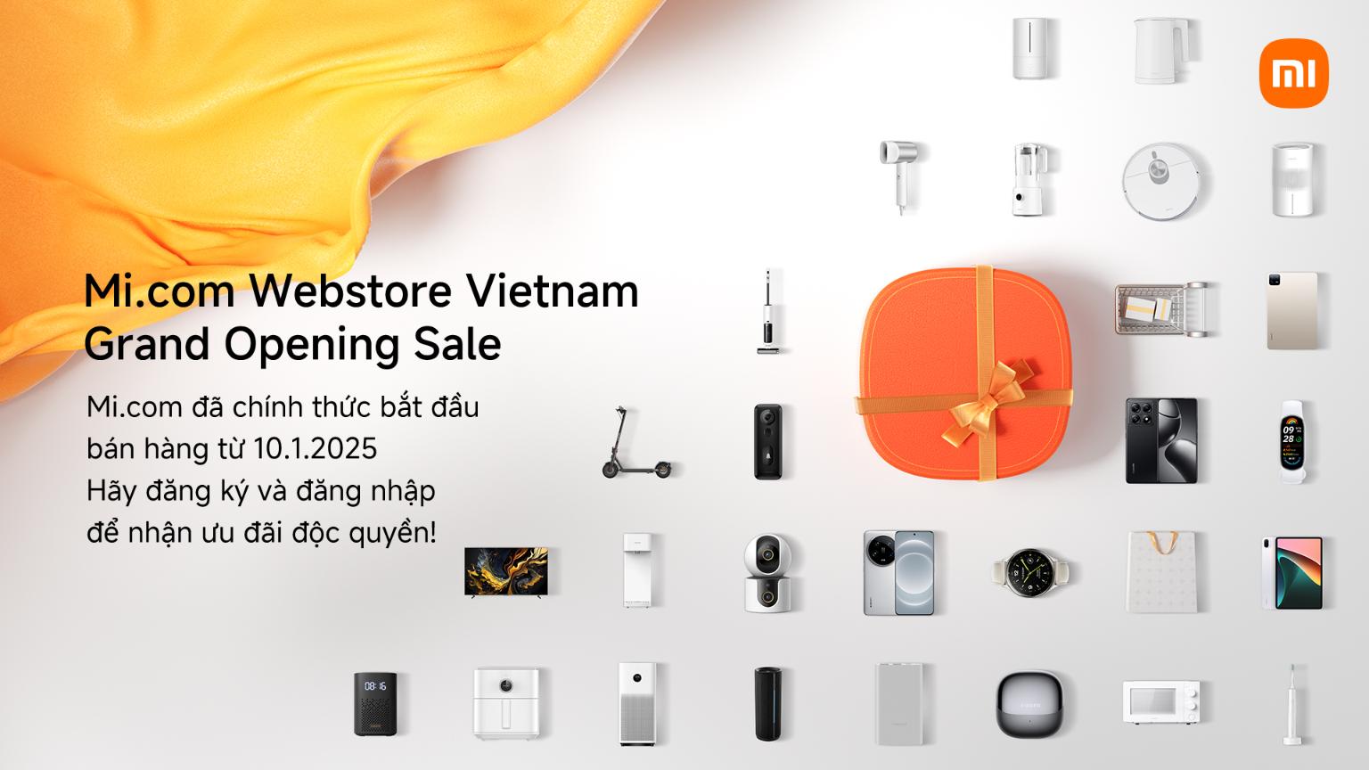 Mi New webstore Opening Final 2 Xiaomi chính thức ra mắt website bán hàng trực tuyến Mi.com tại Việt Nam