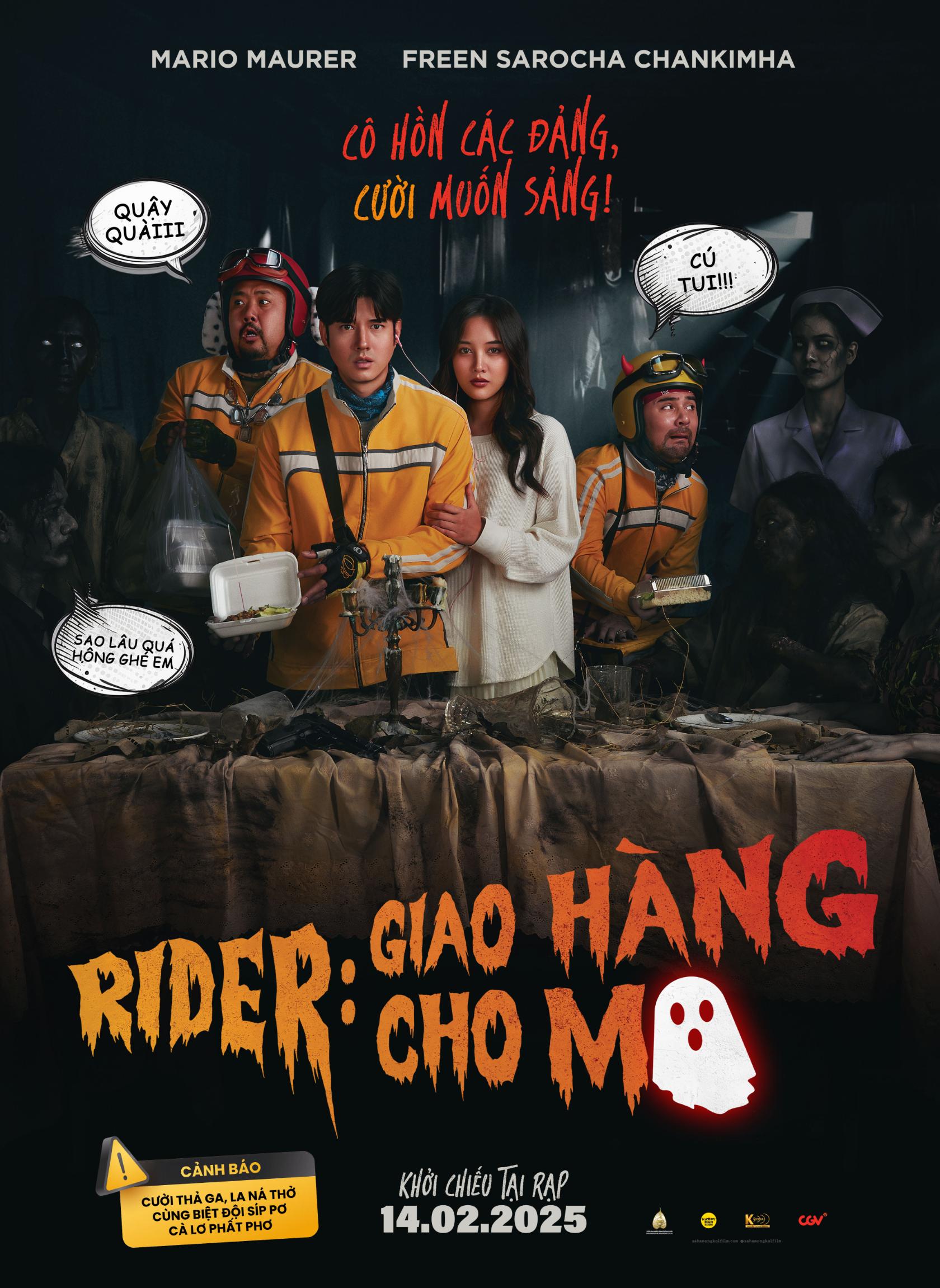 Phim kinh dị hài Thái “Rider Giao hàng cho ma” ra mắt ngay dịp Lễ Tình nhân 14 1 Phim kinh dị hài Thái “Rider: Giao hàng cho ma” ra mắt ngay dịp Lễ Tình nhân 14.02