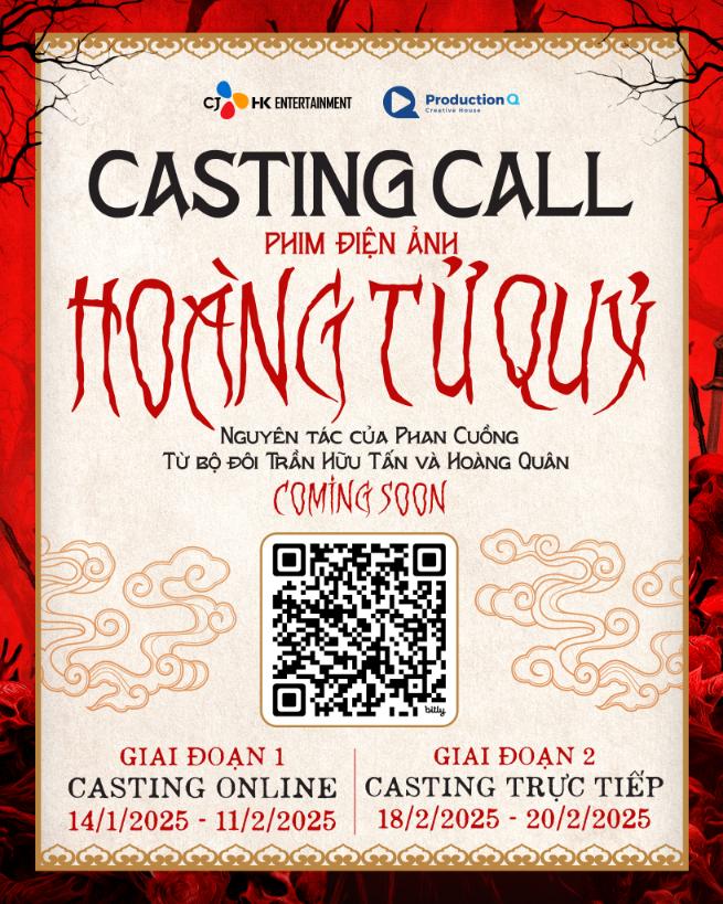 Poster Casting Phim điện ảnh Hoàng Tử Quỷ khởi động vòng tuyển chọn diễn viên