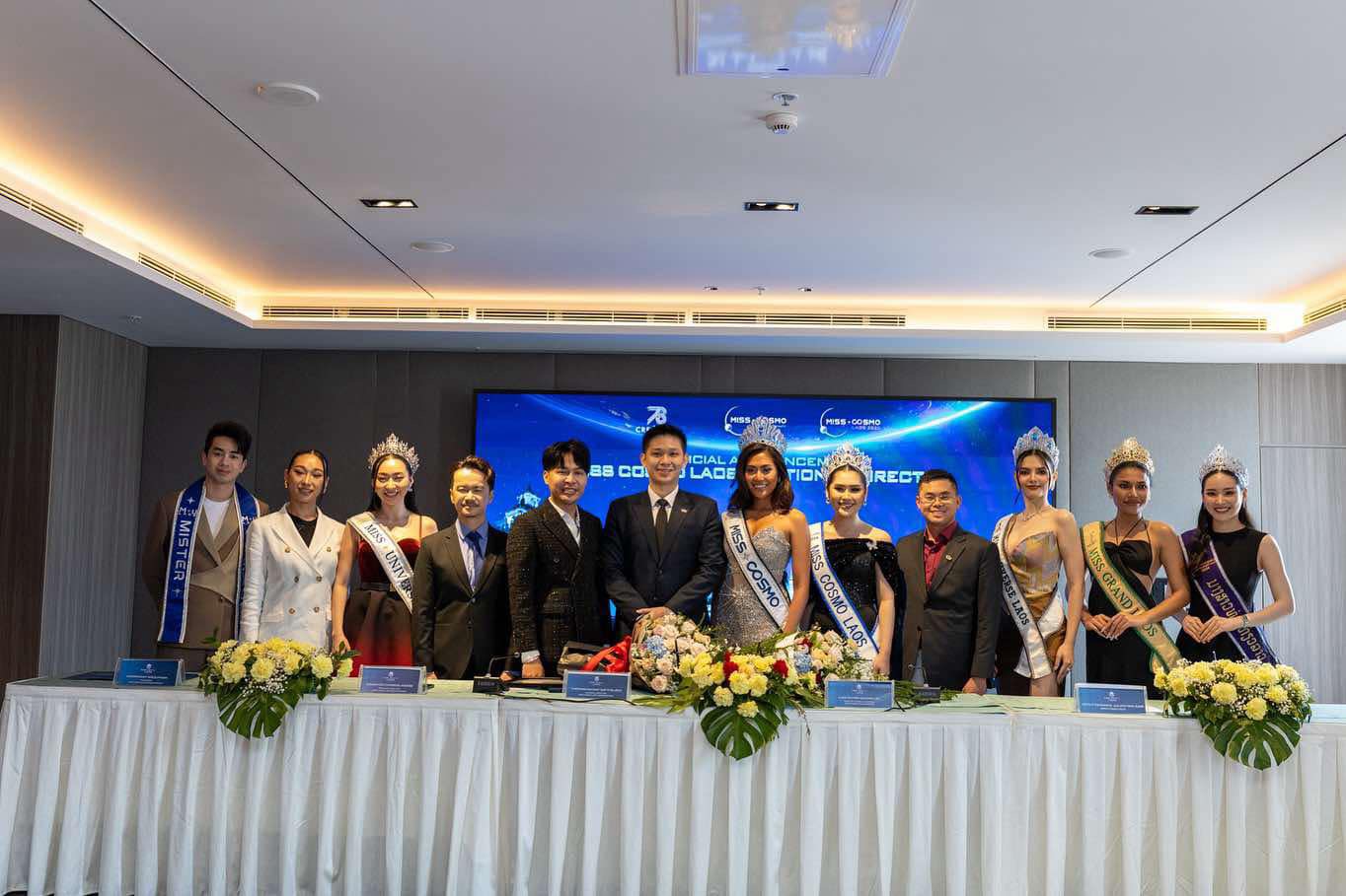  Miss Cosmo chính thức ký kết hợp tác bản quyền Miss Cosmo Laos 2025