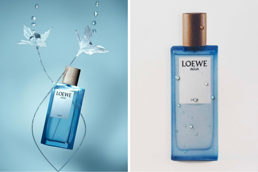 2 LOEWE ra mắt Agua Drop   Sự hòa quyện tinh tế của sương mai tươi mát và hương gỗ đậm đà