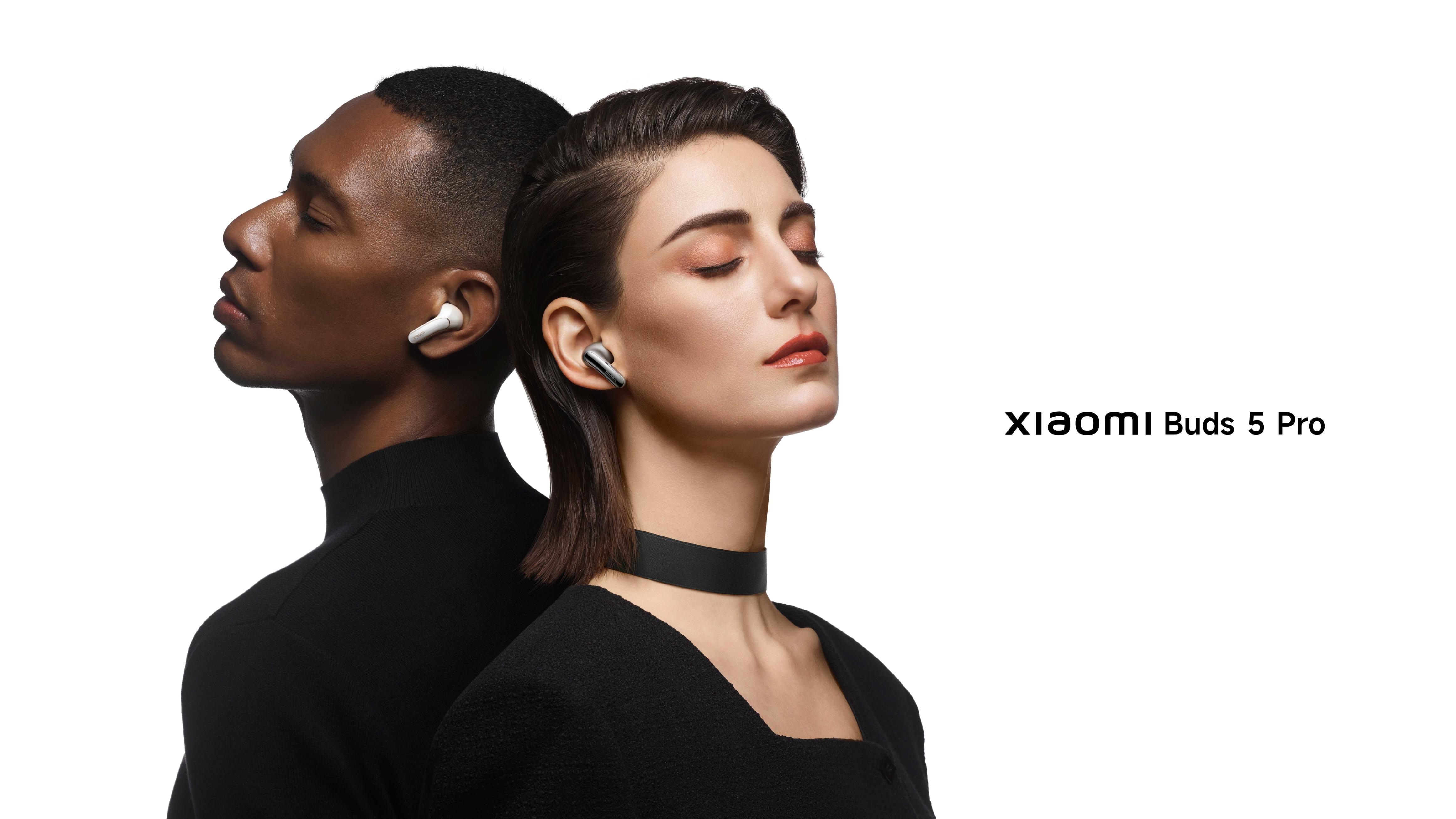 Xiaomi Buds 5 Pro White and Titan Gray Xiaomi ra mắt Xiaomi Pad 7 Series, Xiaomi Buds 5 Pro, Xiaomi Watch S4 và loạt thiết bị công nghệ thông minh