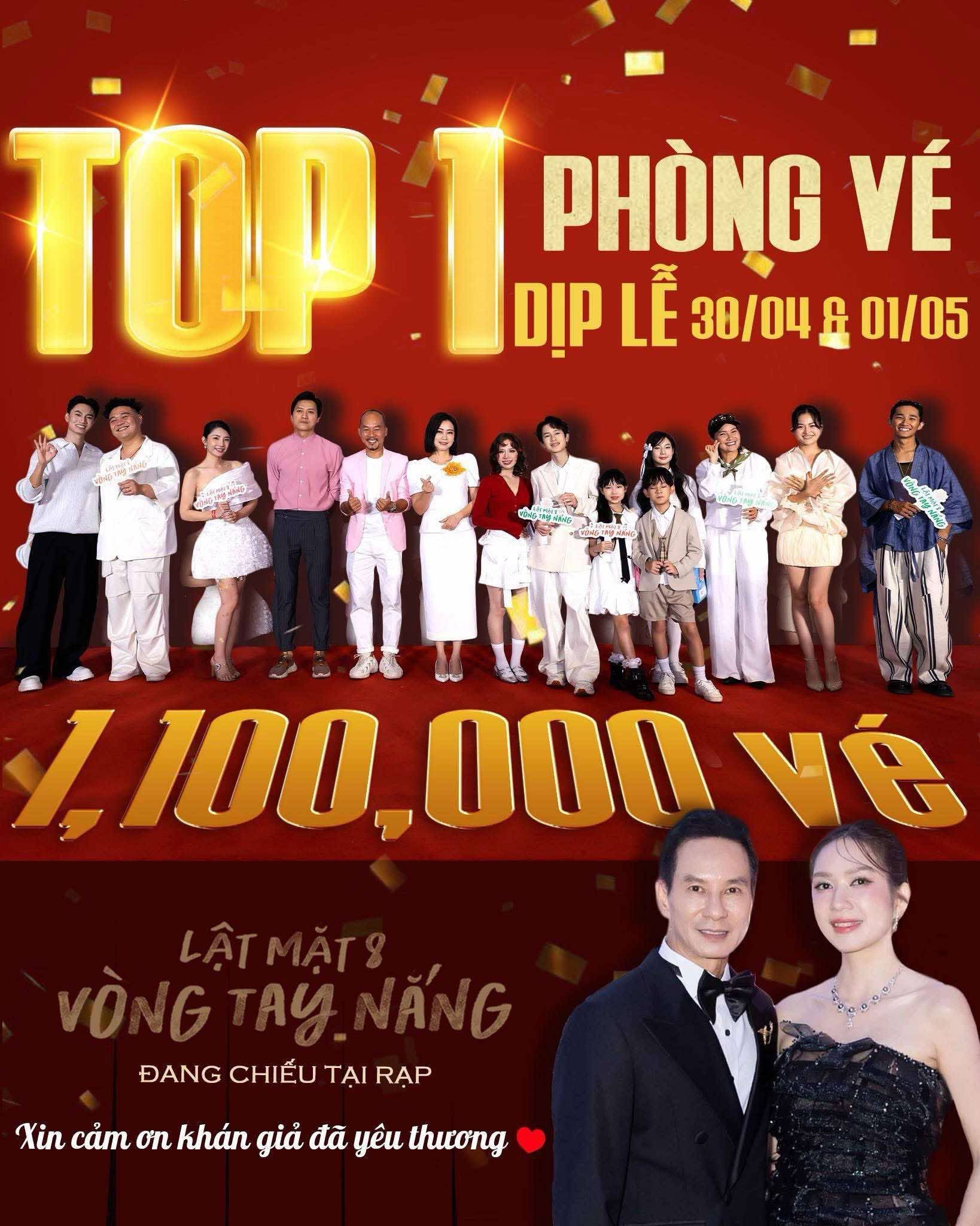  ‘Lật mặt 8’ của Lý Hải lập kỷ lục, thu 100 tỷ đồng sau 2 ngày khởi chiếu