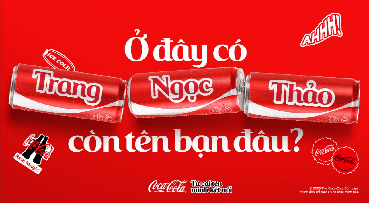 coca cola Coca Cola tái khởi động chiến dịch mang tính biểu tượng “Share A Coke”