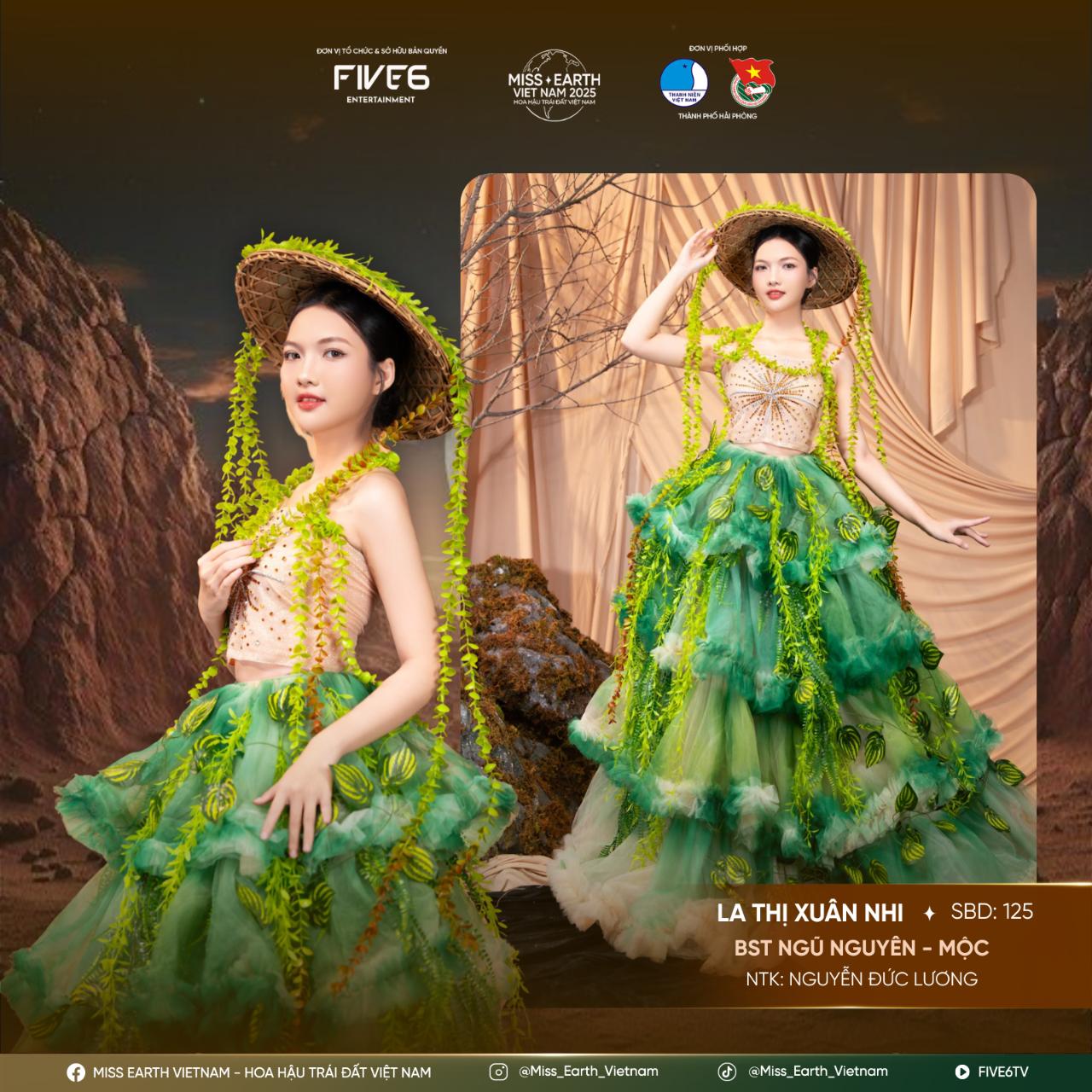 XUÂN NHI Nhiều trang phục tái chế ấn tượng tại Miss Earth Vietnam 2025