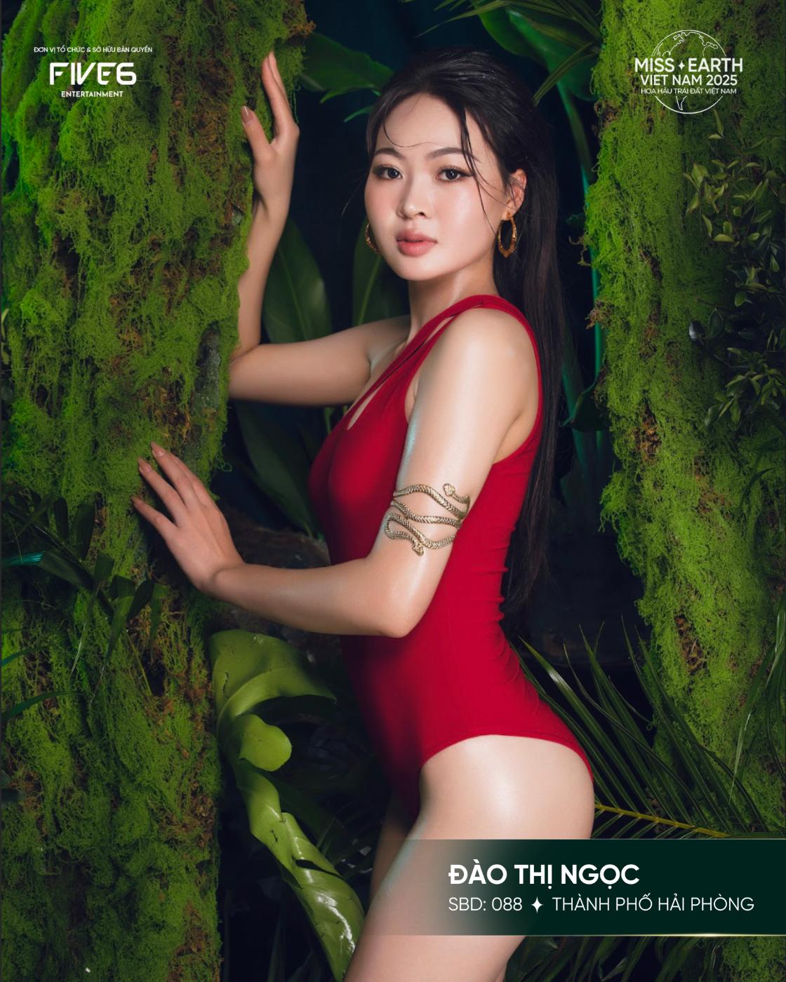 ĐÀO THỊ NGỌC Top 46 Miss Earth Vietnam 2025 gây sốt với bộ ảnh bikini quyến rũ