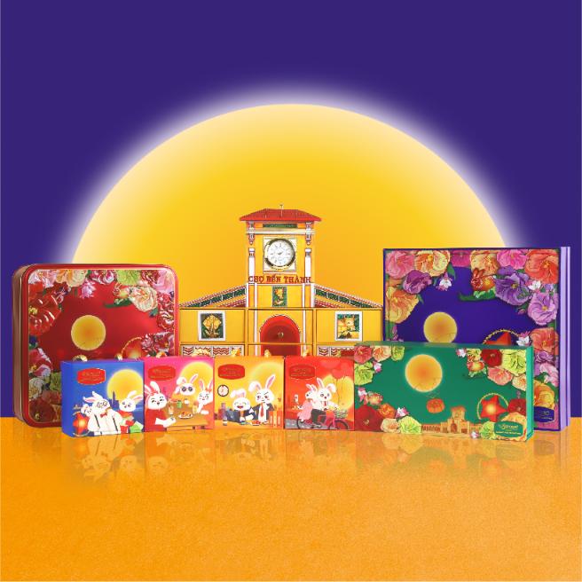 Bộ Hộp Saigon Signature Mooncake 2025 Savouré ra mắt Quà tặng trung thu Saigon Signature Mooncake mang đậm dấu ấn Sài Gòn
