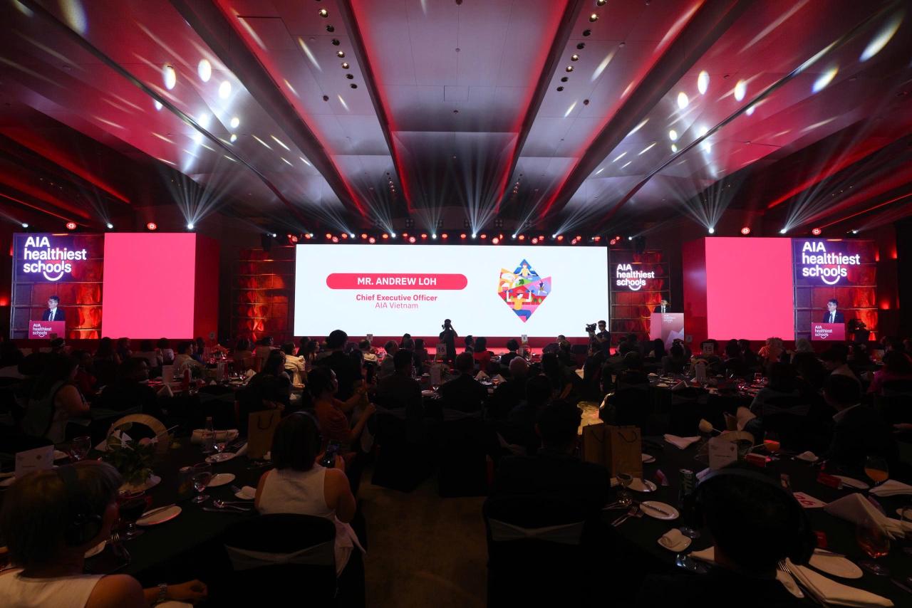 GALA TRAO GIẢI Hai đại diện Việt Nam tranh tài khu vực Châu Á cuộc thi Trường học Lành mạnh nhất AIA mùa 3