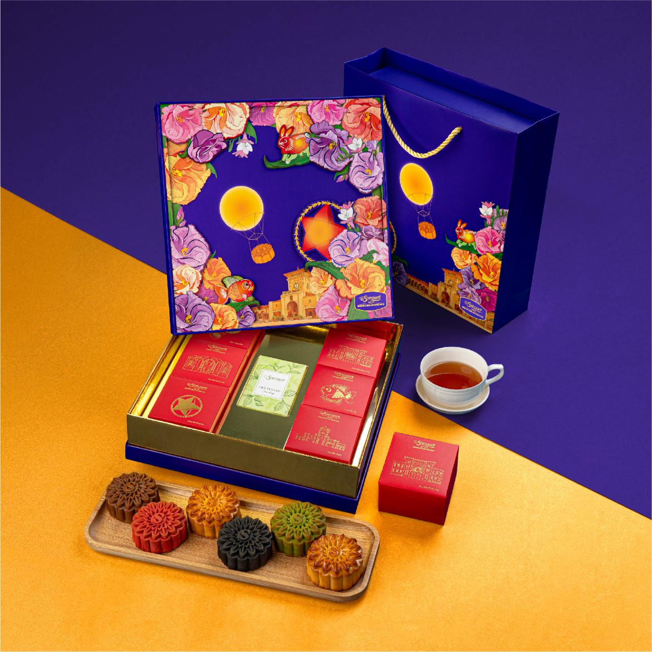 Hộp CÁT TƯỜNG 3 Savouré ra mắt Quà tặng trung thu Saigon Signature Mooncake mang đậm dấu ấn Sài Gòn
