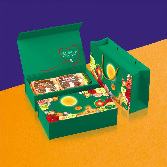 Hộp RỰC RỠ 1 Savouré ra mắt Quà tặng trung thu Saigon Signature Mooncake mang đậm dấu ấn Sài Gòn