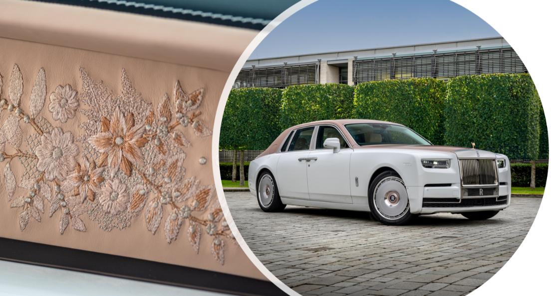 ROLLS ROYCE 2 Rolls Royce giới thiệu mẫu xe độc bản Phantom Dentelle, tôn vinh nghệ thuật trang trí ren