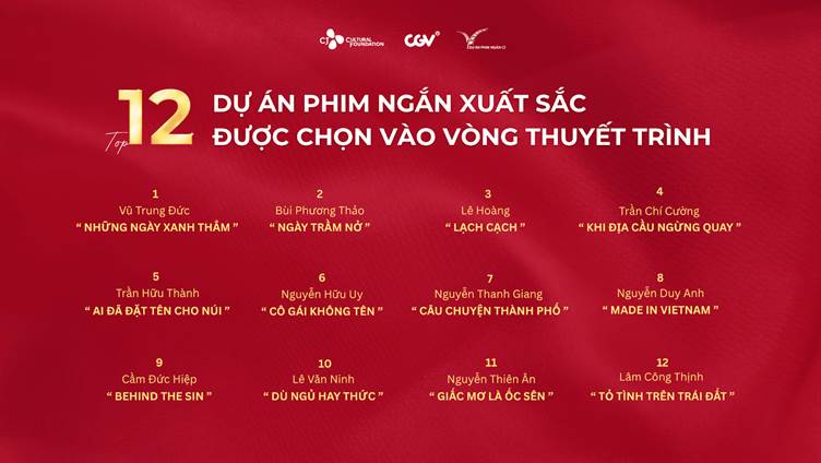 Dự án phim ngắn CJ công bố 12 dự án tiềm năng vào vòng thuyết trình dự án image012 Dự án phim ngắn CJ công bố 12 dự án tiềm năng vào vòng thuyết trình dự án