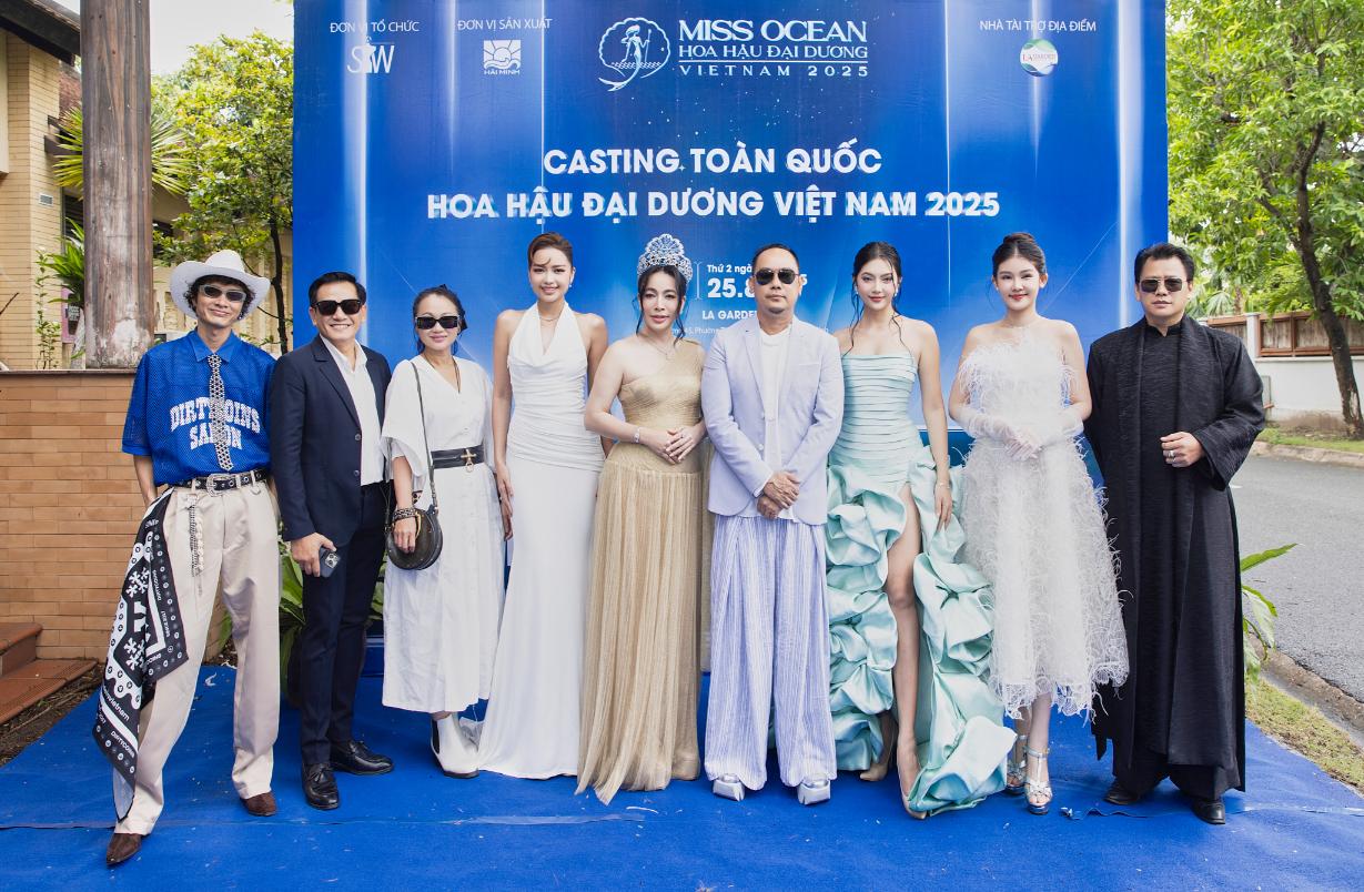 BGK 1 Ngọc Châu, Ngân Anh và Thu Uyên làm giám khảo casting Hoa hậu Đại dương Việt Nam 2025