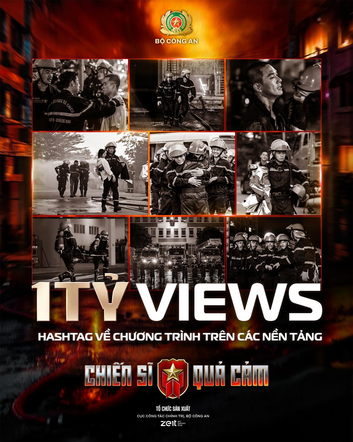 CSQC 1 TỶ VIEWS Chiến Sĩ Quả Cảm vượt mốc 1 tỷ lượt xem đa nền tảng sau 3 tập phát sóng