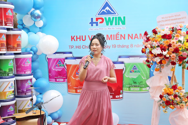  Cao Mỹ Kim, CEO Lê Phạm lấn sân kinh doanh Sơn HPWin tại TP.HCM