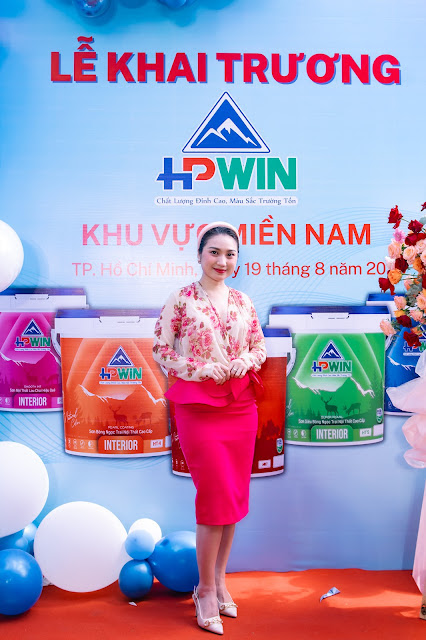  Cao Mỹ Kim, CEO Lê Phạm lấn sân kinh doanh Sơn HPWin tại TP.HCM