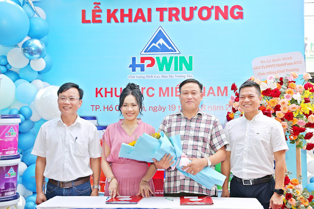  Cao Mỹ Kim, CEO Lê Phạm lấn sân kinh doanh Sơn HPWin tại TP.HCM