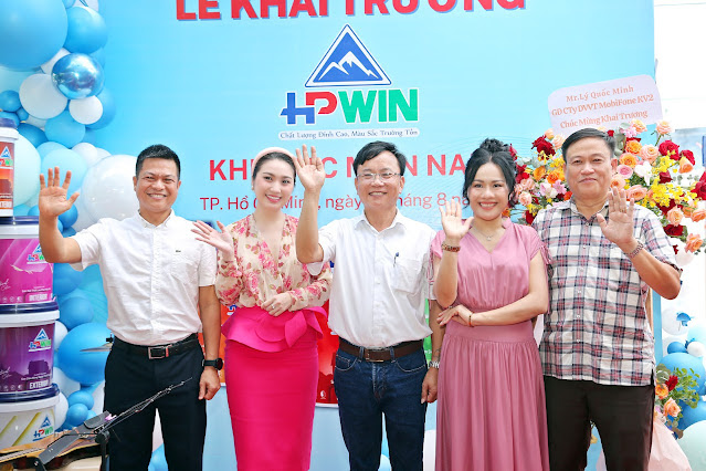  Cao Mỹ Kim, CEO Lê Phạm lấn sân kinh doanh Sơn HPWin tại TP.HCM