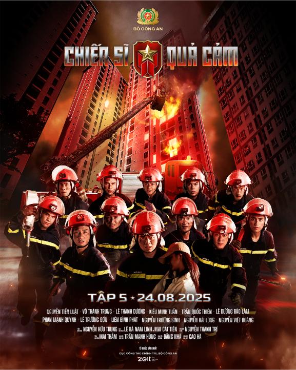POSTER TẬP 5 Trung tá Lê Tấn Châu khiến 12 nghệ sĩ Chiến Sĩ Quả Cảm xúc động đến bật khóc