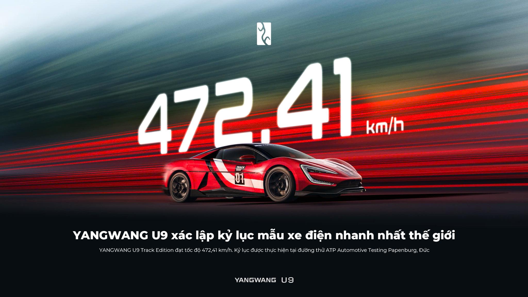 YANGWANG U9 1 YANGWANG U9 xác lập kỷ lục mẫu xe điện nhanh nhất thế giới