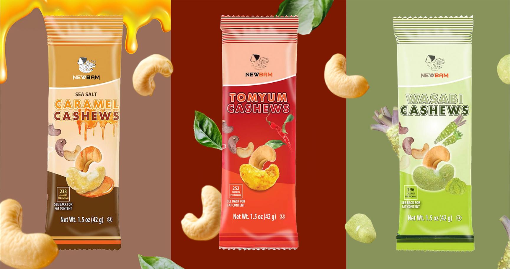 Nữ doanh nhân Việt mở cánh cửa ra thế giới cho hạt điều Việt Nam Ảnh 3 Các sản phẩm hạt điều NEWBAM được cải tiến từ bao bì đến hương vị đáp ứng xu hướng “healthy snack on the go” của người tiêu dùng toàn cầu Nữ doanh nhân Việt mở cánh cửa ra thế giới cho hạt điều Việt Nam