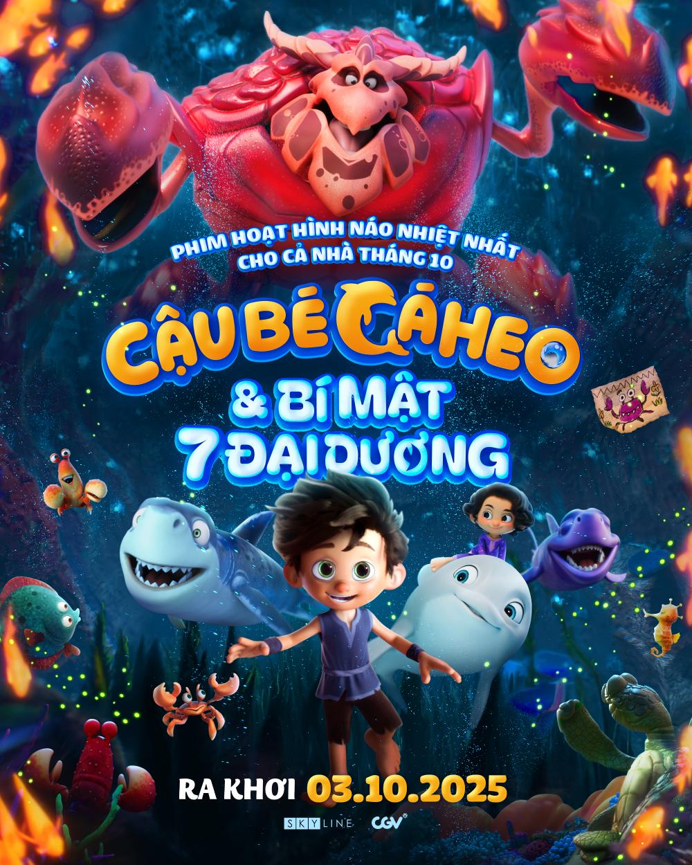 CBCH 2 PAYOFF POSTER SOCIAL 1638x2048 Cậu Bé Cá Heo Và Bí Mật 7 Đại Dương tung poster chính thức & best cut đồng đội siêu báo