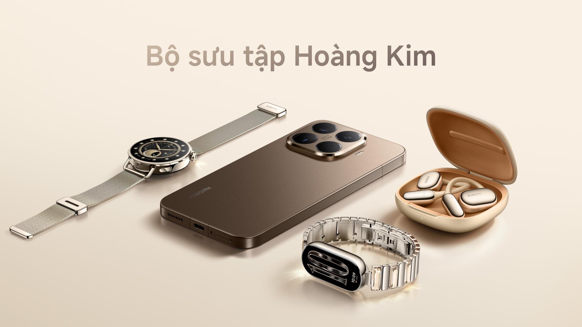 Gold Collection Xiaomi tăng tốc mở rộng hệ sinh thái tại Việt Nam với BST thiết bị đeo và sản phẩm AIoT