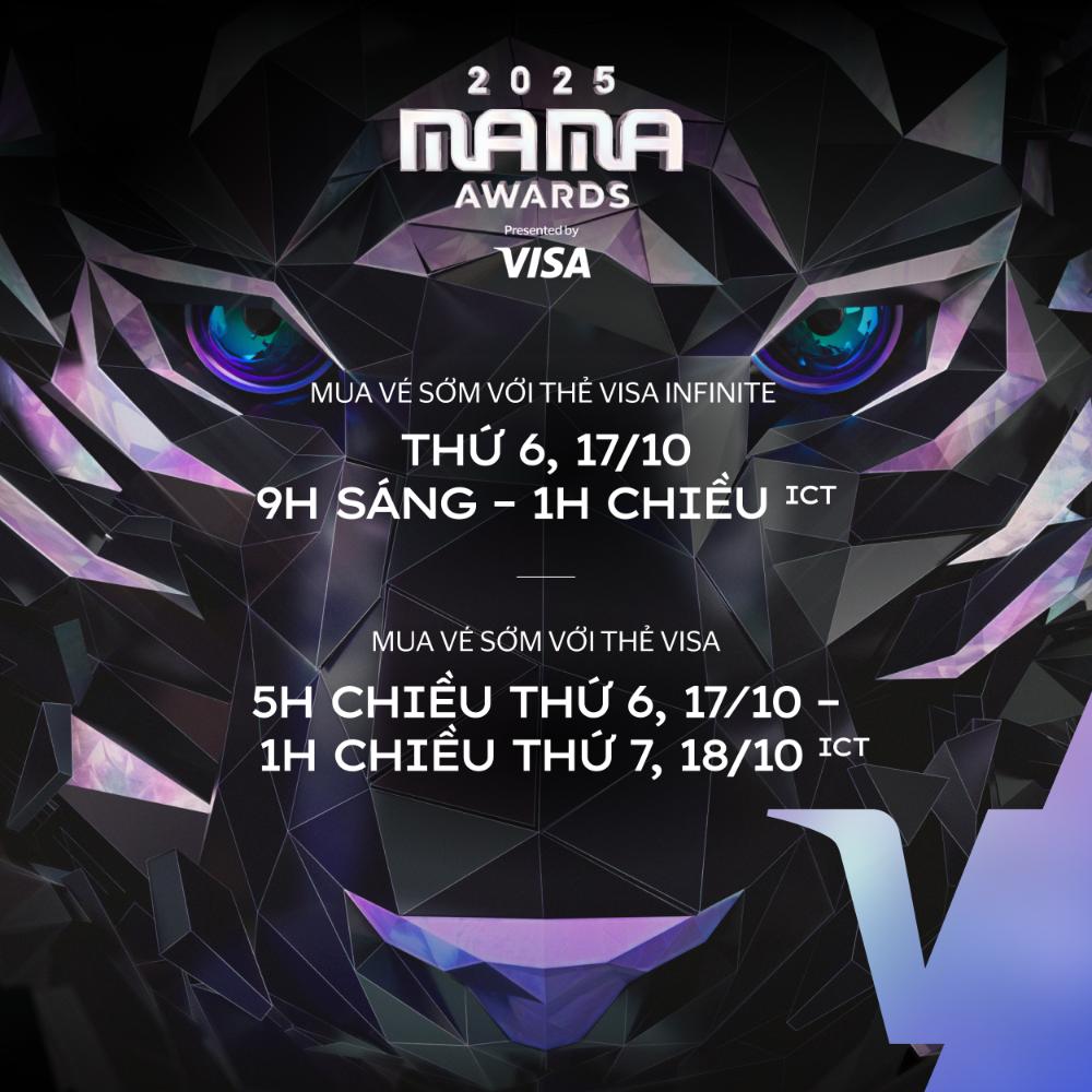 251010 MAMA Presale Visa VN VERSION Chủ thẻ Visa toàn cầu được ưu tiên mua vé sớm tham dự 2025 MAMA AWARDS