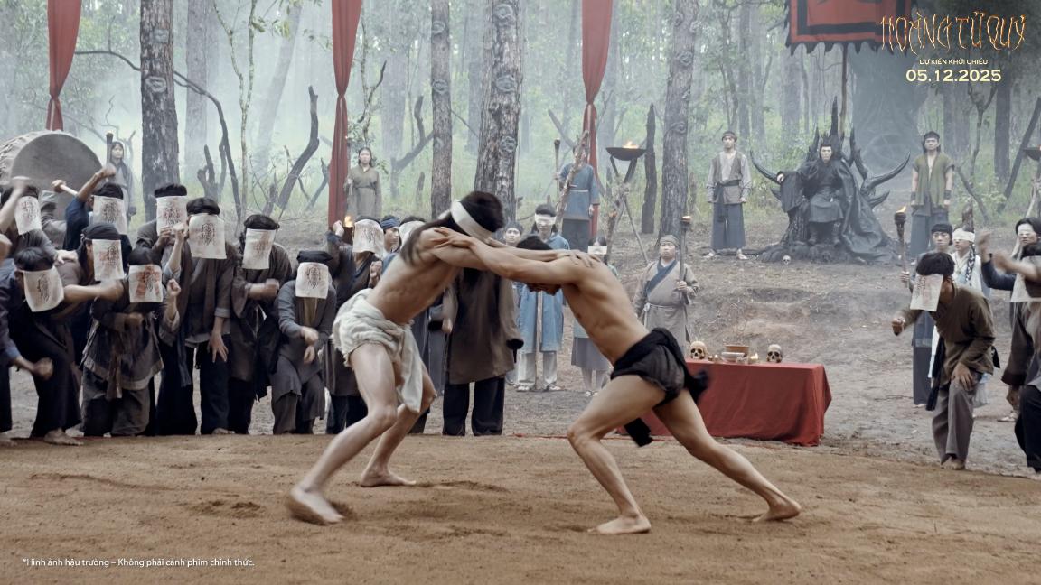 12 Hình ảnh hậu trường Lương Thế Thành ở trần, đấu vật liên tiếp 4 ngày để quay phim giữa thời tiết lạnh giá của Đà Lạt