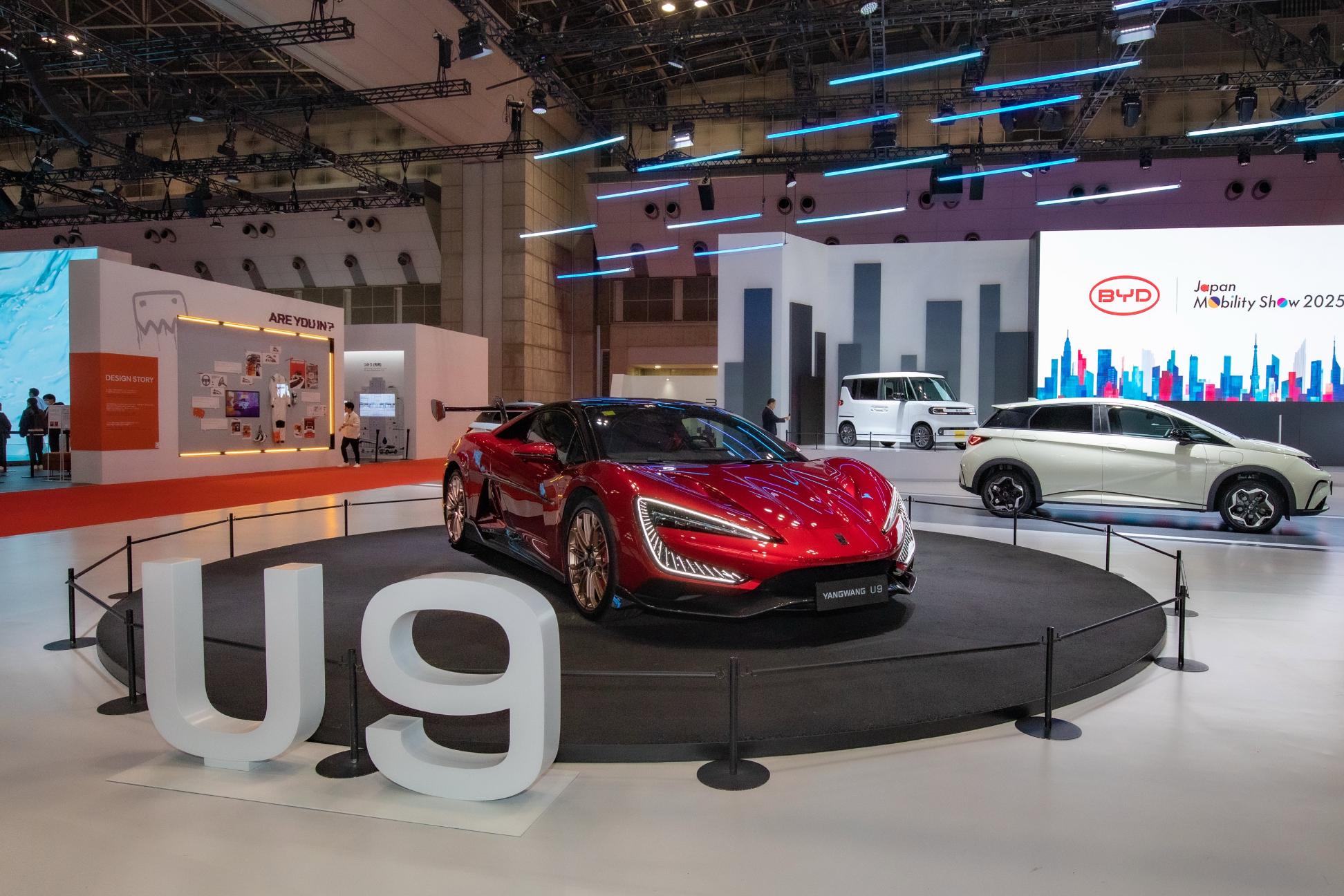 BYD Booth 3 BYD ra mắt mẫu xe điện K EV đầu tiên tại Japan Mobility Show 2025