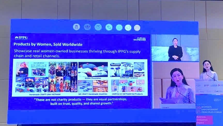  CEO IPPG – Lê Hồng Thủy Tiên được mời phát biểu tại Diễn đàn quốc tế WEPs Châu Á–Thái Bình Dương 2025