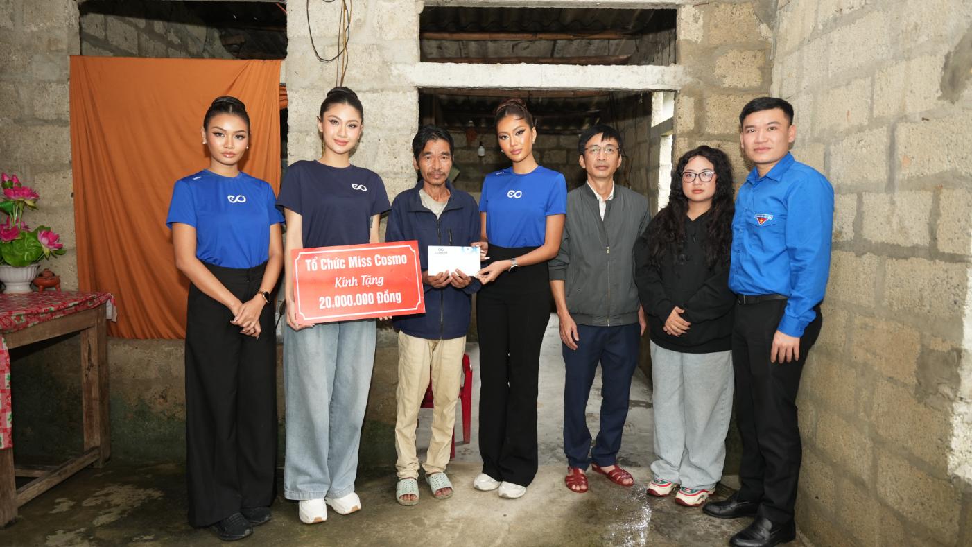 Tổ chức Miss Cosmo chung tay hỗ trợ người dân khắc phục hậu quả bão lũ Tổ chức Miss Cosmo 3 Tổ chức Miss Cosmo chung tay hỗ trợ người dân khắc phục hậu quả bão lũ