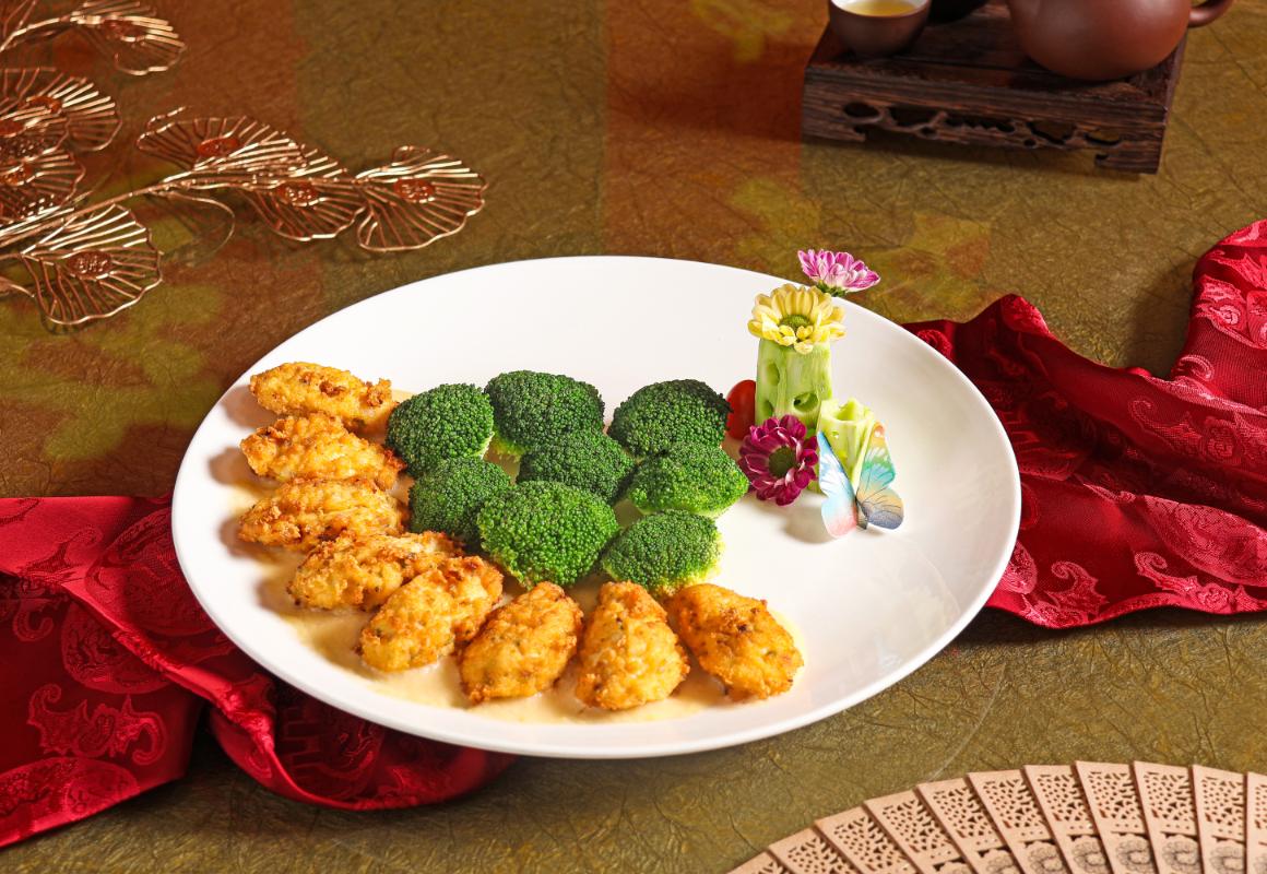 Đậu hũ tỳ bà phô mai1 D Nhà hàng Hoa lâu đời bậc nhất Sài Gòn ưu đãi mừng sinh nhật 33 năm