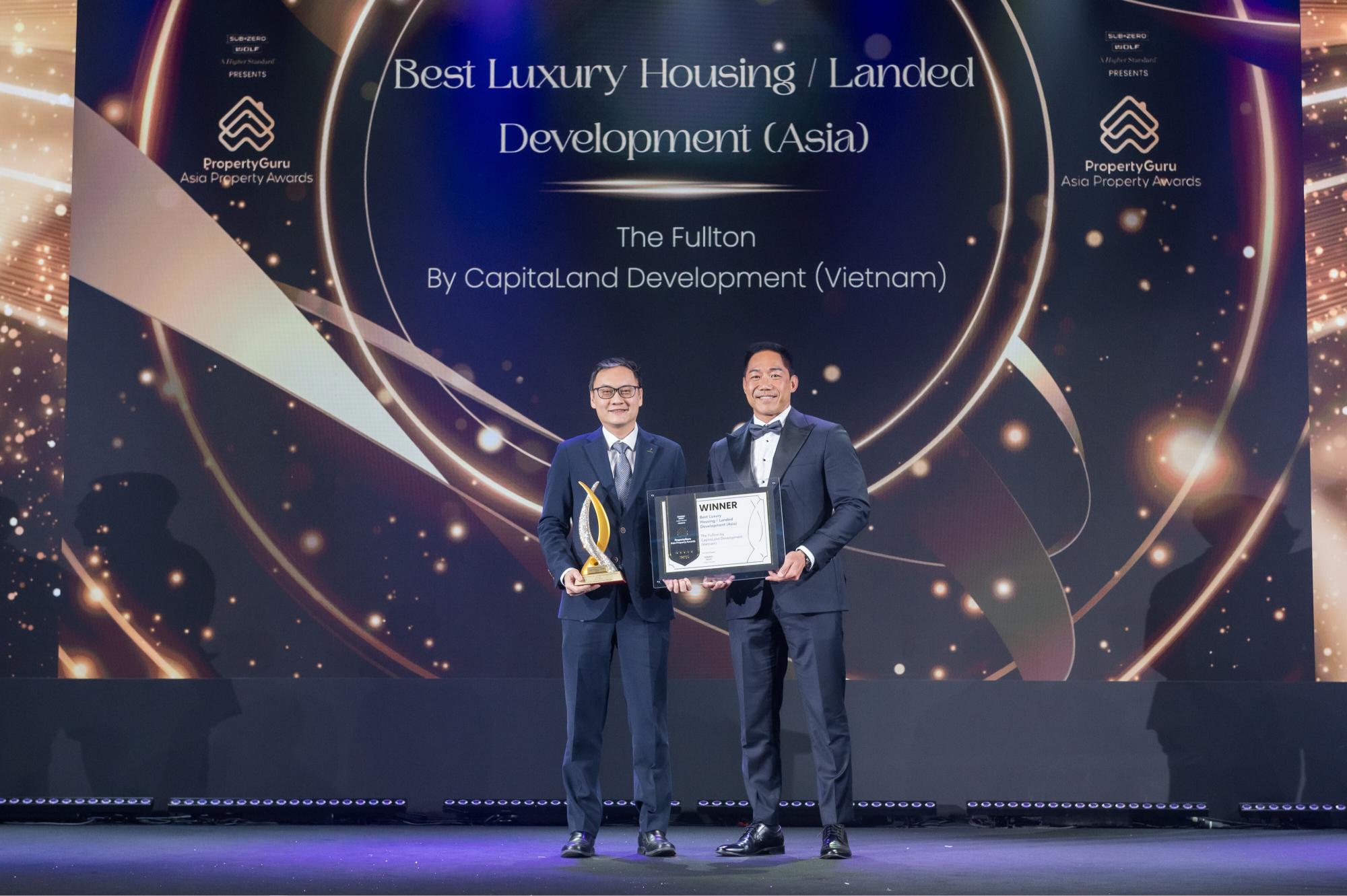 CapitaLand Development ghi dấu 2025 với danh hiệu Nhà phát triển bất động sản bền vững xuất sắc 4. Best luxury housing development CapitaLand Development ghi dấu 2025 với danh hiệu Nhà phát triển bất động sản bền vững xuất sắc