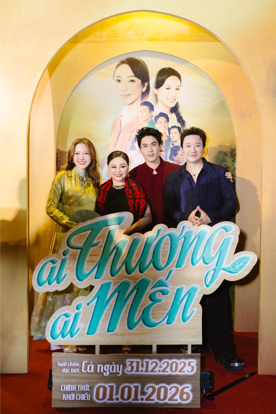 Ai Thương Ai Mến của Thu Trang 3 Trường Giang, Trấn Thành đến ủng hộ Ai Thương Ai Mến của Thu Trang