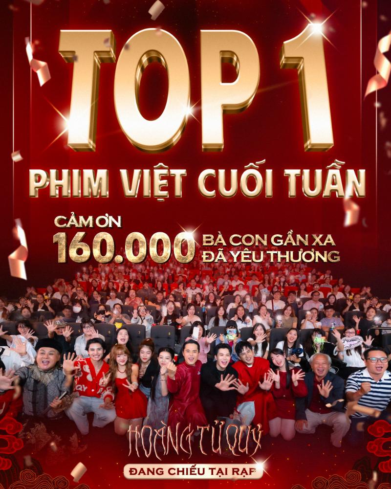 Hoàng Tử Quỷ giành Top 1 phim Việt cuối tuần, khuấy đảo các cụm rạp Top 1 phim Viet 160.000 ve 1 Hoàng Tử Quỷ giành Top 1 phim Việt cuối tuần, khuấy đảo các cụm rạp