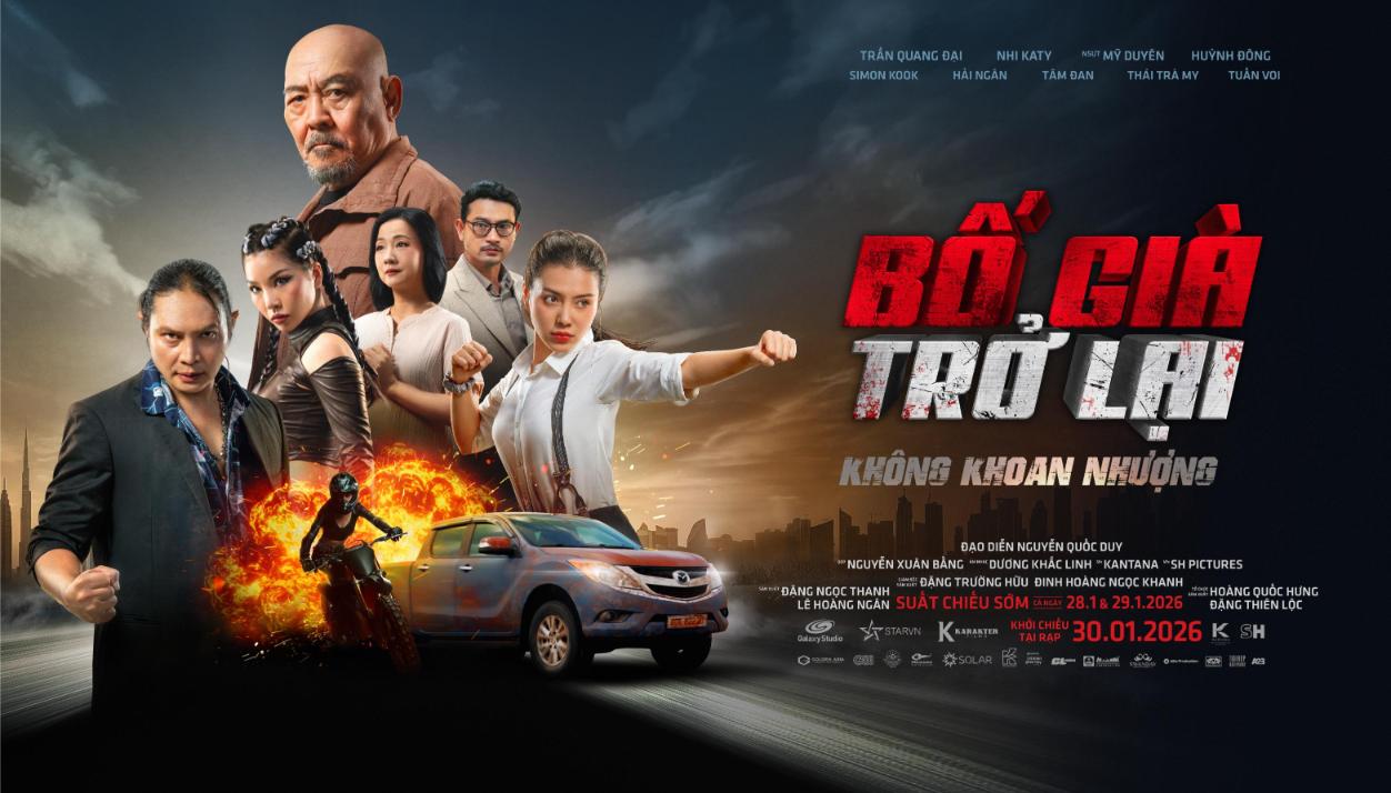 BGTL POSTER Ngang 1 Bố Già Trở Lại tung trailer chính thức: Tuyên ngôn không khoan nhượng của phim hành động Việt