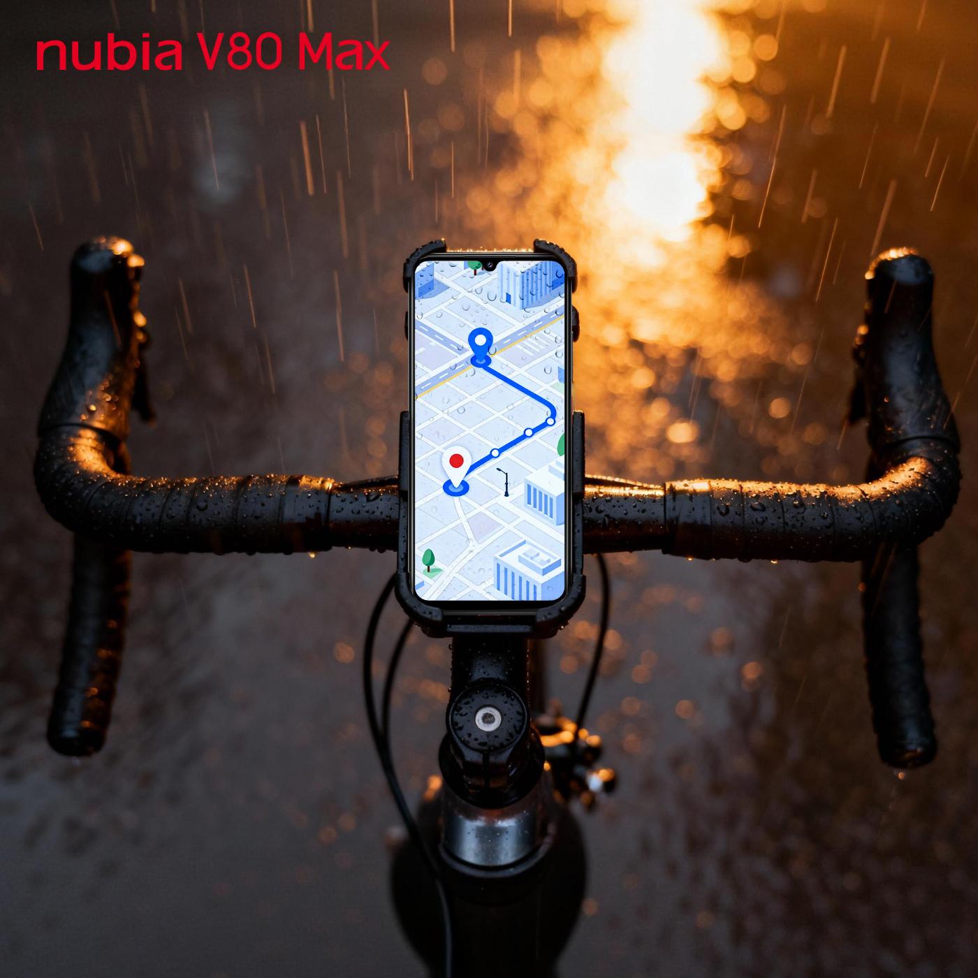 Map nubia V80 Series: Sự giao thoa giữa ngôn ngữ thiết kế cao cấp, AI thông minh và độ bền cực hạn