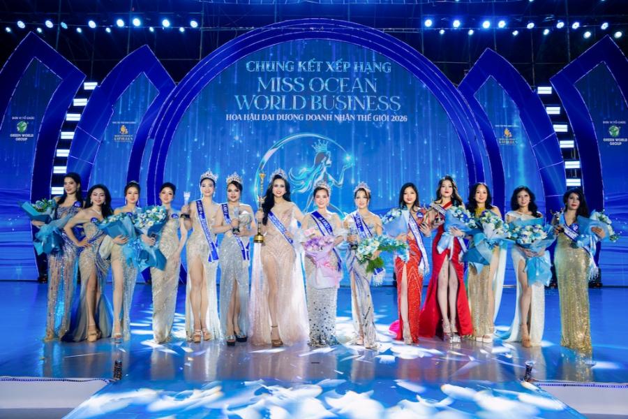 Miss Ocean World Business 2026 2 1 Miss Ocean World Business 2026 tìm ra chủ nhân vương miện và bộ tứ Á hậu đầy thuyết phục