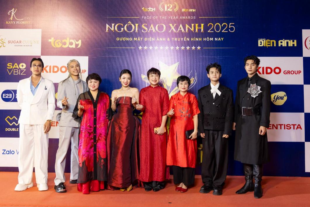 Ngôi sao xanh 2025 2 Phim Mưa đỏ đại thắng, Hạ Anh lập hat trick tại giải thưởng Ngôi sao xanh 2025