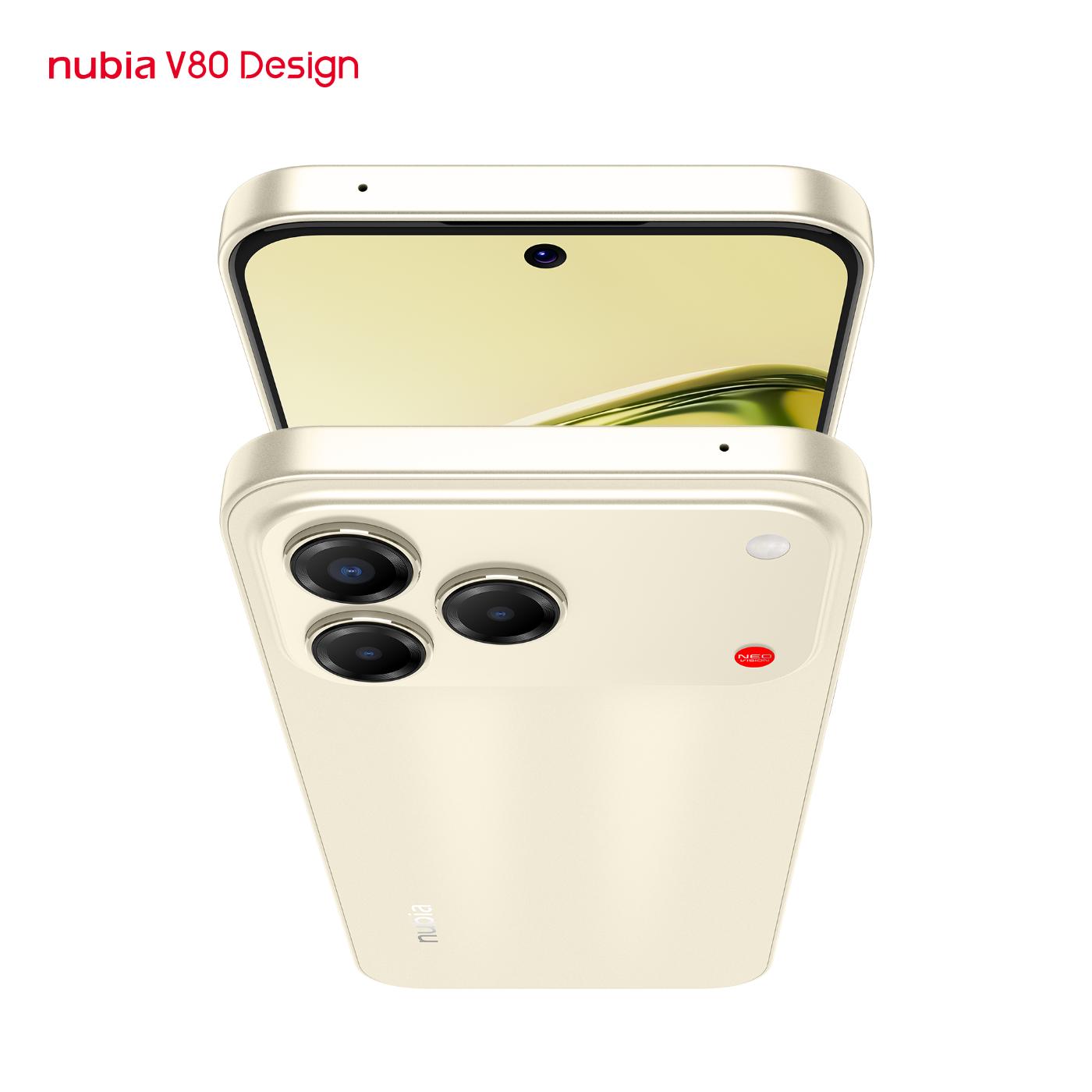 Vàng Hổ Phách 4 nubia V80 Series: Sự giao thoa giữa ngôn ngữ thiết kế cao cấp, AI thông minh và độ bền cực hạn